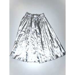 C&A ezüst szatén szoknya (152)