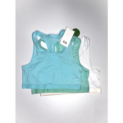 C&A 3db-os pamut melltartó (134/140) 