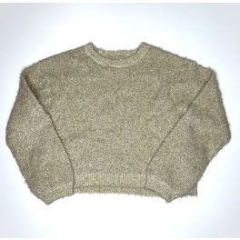 F&F csilllámos cropp pulóver (140/146)