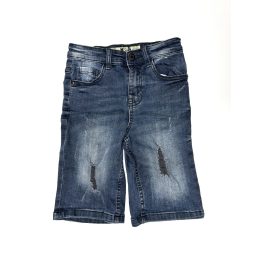 Denim farmer rövidnadrág (128)