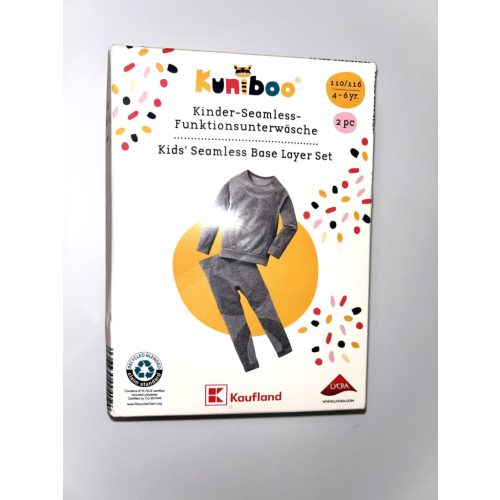 Kuniboo álaöltöző szett - szürke/sárga (98/104) 