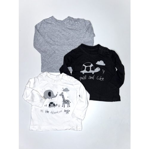 Lupilu 3 db-os vékony hosszú ujjú (62/68)