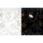 Rejtőzködő unikornisok 1. - Kifestőfüzet kaparós és színezős oldalakkal