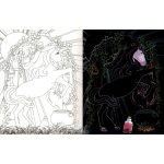 Rejtőzködő unikornisok 1. - Kifestőfüzet kaparós és színezős oldalakkal