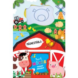 Mágnestábla - Rajzolj mókás tanyasi állatokat