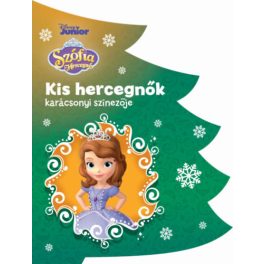 Disney - Kis hercegnők karácsonyi színezője