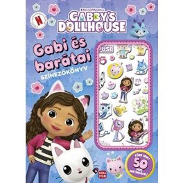   Gabi és barátai - Gabi babaháza - színezőkönyv pufi matricákkal 